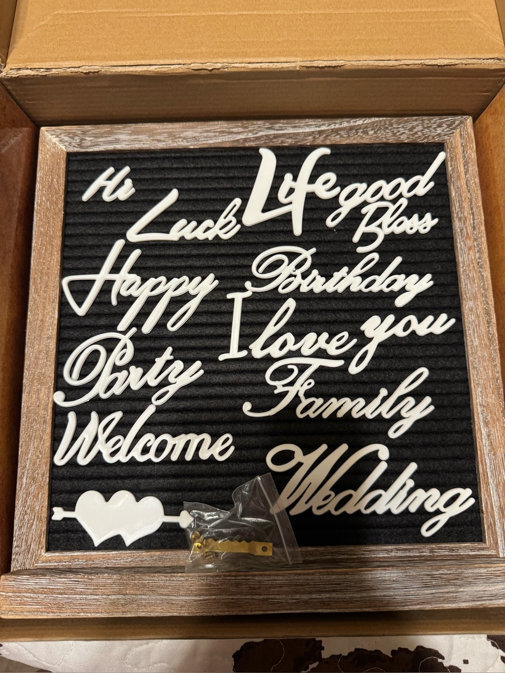 Double sided Felt Letter Board - Home Accents